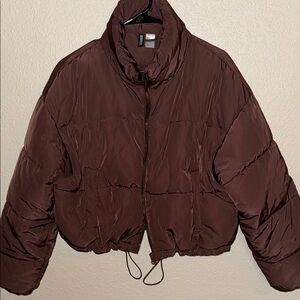 Women's Brown Puffer Jacket